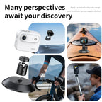 32GB 4K HD Flip Screen Thumb Camera Action Camera | Outdoor Recording, VLOG Cycling Camcorder, Anti Shake Flip Screen Panoramic Travel Shooting, Large Wide-angle First Person View Recording Camera, USB Charging, Lightweight S