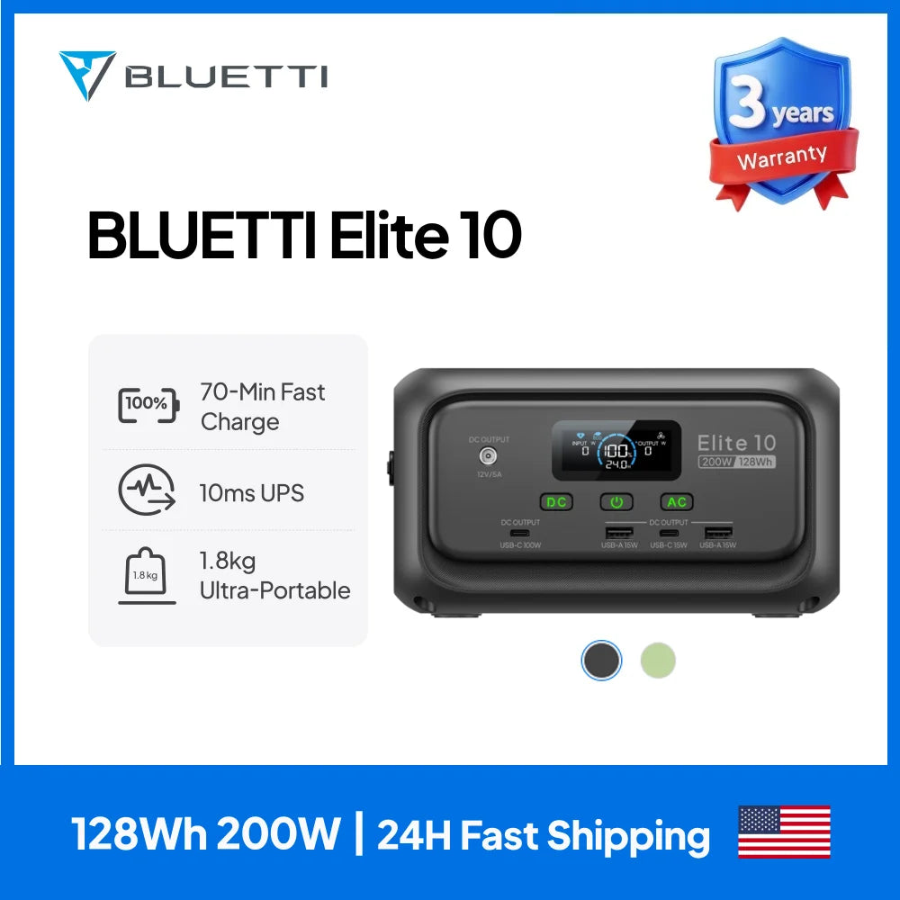 200W Mini Power Station With 100W USB C Fast Charge Portable Solar Generator For Camping