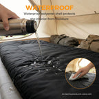 Double Sleeping Bag for Adults with Pillow Lightweight 3 Season Portable Compact Sleeping Bag for 2 Person Hiking Fishing