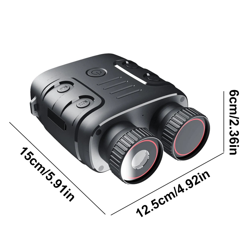 HD 1080P Digital Night Binoculars 2.4-inch Screen Night Vision IR Goggles 300M Full Dark Viewing Distance for Video and Photo