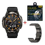 Ultra 2 GPS Smart Watches Men Compass Altimeter Barometric 5ATM IP69K Waterproof AMOLED Bluetooth Call Mens Watch