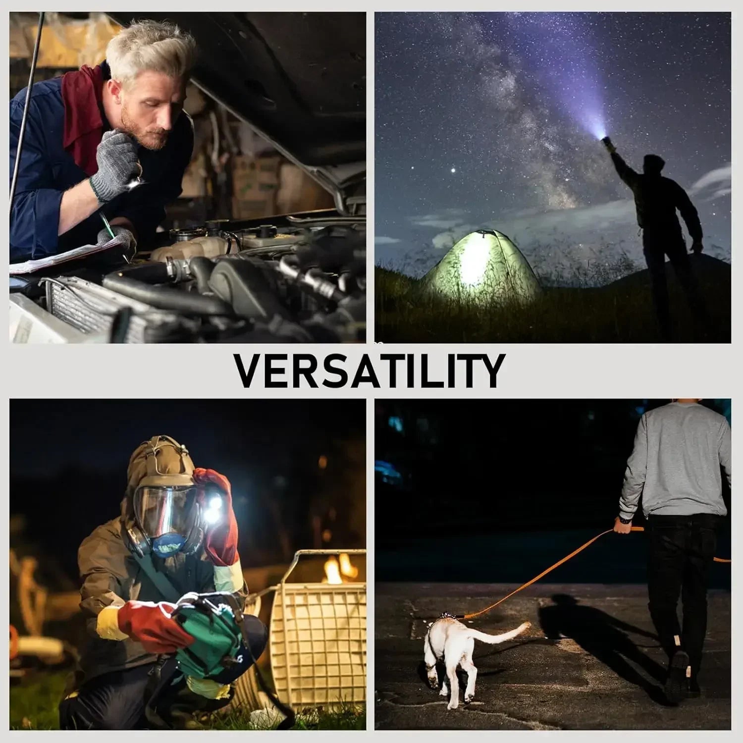 SC28 2800Lm Powerful 21700 Rechargeable XHP50B HD LED Type-C Flashlight Protable Torch EDC Flash Light IPX8 for Camping