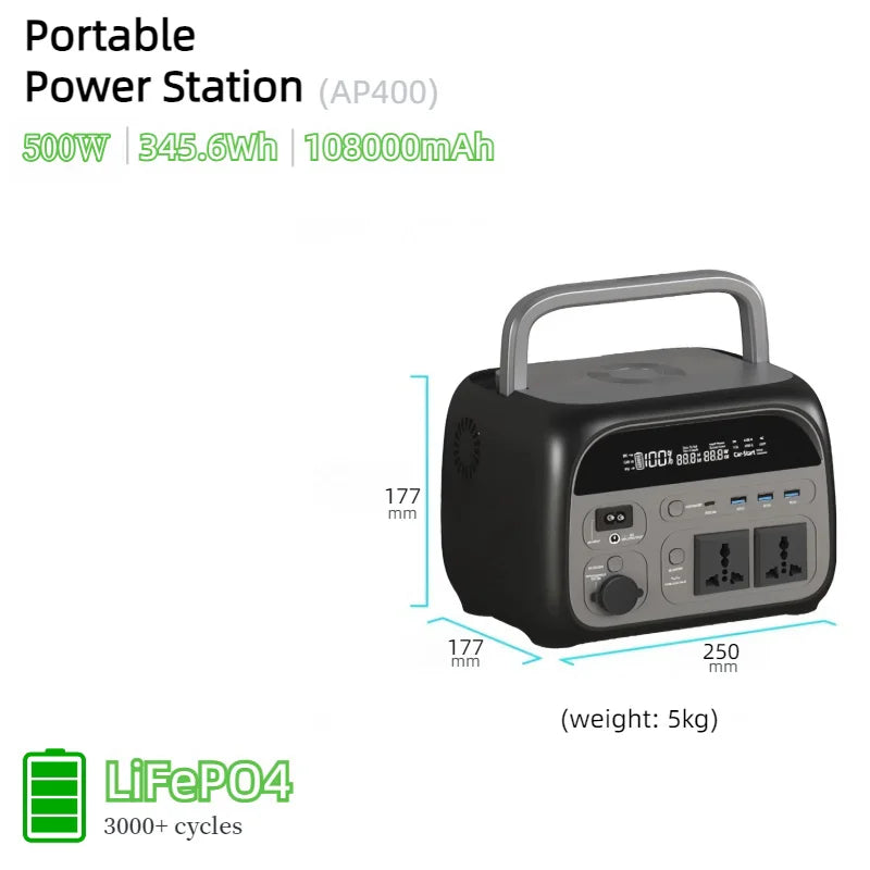 Outdoor Portable Power Station/Generator 200W 500W 1000W 1800W 2400W 2600W For Camping RV-trip UPS For Starlink