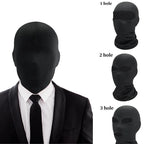 Summer Black Full Face No Hole Cover Hat Women Men Cs Balaclava Cap Sun Uv Protection Bike Motorcycle Multi-Hole Ski Mask