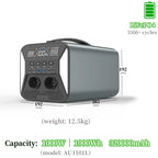 Outdoor Portable Power Station/Generator 200W 500W 1000W 1800W 2400W 2600W For Camping RV-trip UPS For Starlink