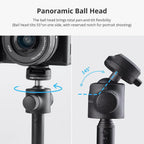 CapLock Extension Pole Tripod Selfie Stick with phone mount Set Fit Standard 1/4 Quick Release Action Camera Parts