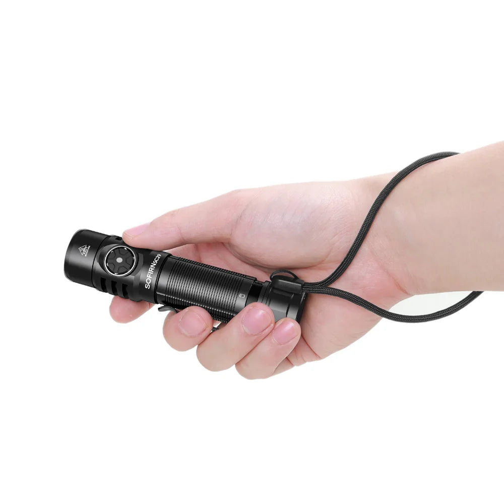 C29 3000Lm Type-C Rechargeable Flashlight LED Powerful 21700 EDC Torch IPX8 for Camping