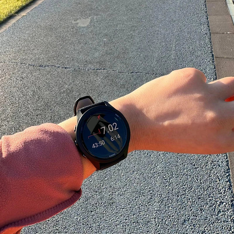 GPS 46mm Smartwatch 1.3" AMOLED Touchscreen Display Heart Rate Monitoring Training Metric Message Notice