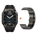 Advanced GPS Smartwatch for Men MIL-STD-810H Tough 5ATM Waterproof Integrated Flashlight & Health Tracking