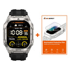 Advanced GPS Smartwatch for Men MIL-STD-810H Tough 5ATM Waterproof Integrated Flashlight & Health Tracking