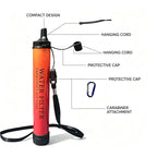 1-5 Pcs Outdoor Mini Water Filter Straw Camping Purification Portable