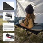 Folding Camping Cot Height Adjustable Ultralight Backpacking Cot Portable Outdoor Travel Camping Bed Tent Bed