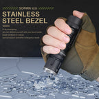 LED Tactical Flashlight XHP70.3 HI  5200lm Powerful 21700 Type C Rechargeable Torch E-switch Outdoor Light