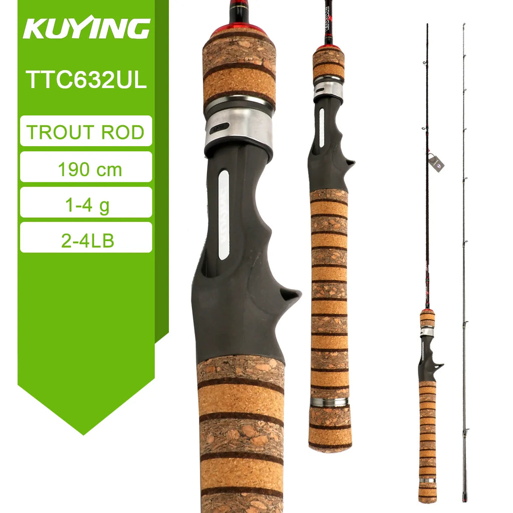 Spinning Casting Rod For Fishing Lure Rods BFS Pole Carbon 0.8-8g 1-8lb  Baitcaster