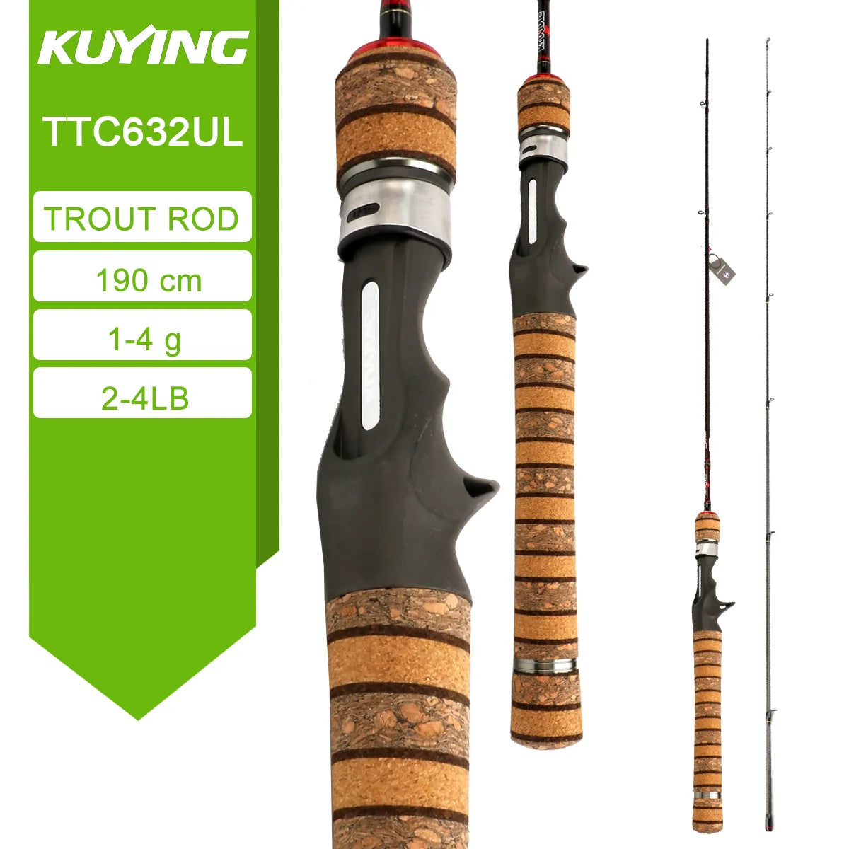 Spinning Casting Rod For Fishing Lure Rods BFS Pole Carbon 0.8-8g 1-8lb  Baitcaster