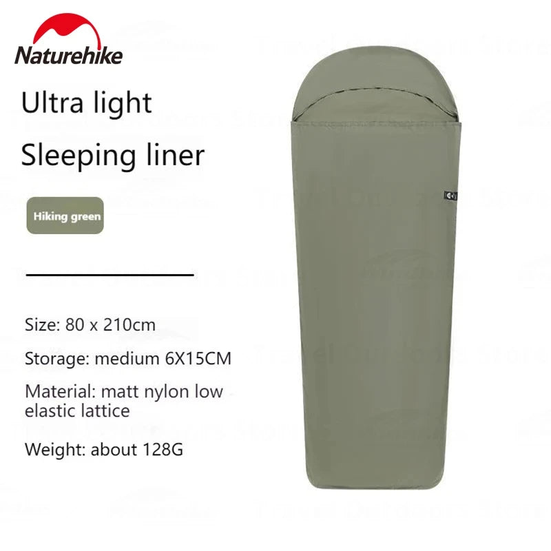 Sleeping Bag Liner 128g Ultralight Single Stretch Envelope Soft Style For Tourism Camping Sleeping Bags Accessories