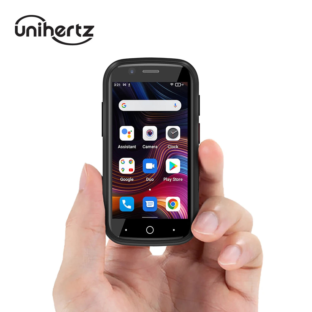 Mini 4G Android 12 Unlocked Smartphone 4+64GB With SD Card Silver Grey And VoLTE HD Voice Support