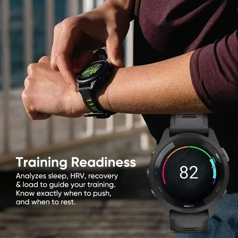 GPS 46mm Smartwatch 1.3" AMOLED Touchscreen Display Heart Rate Monitoring Training Metric Message Notice