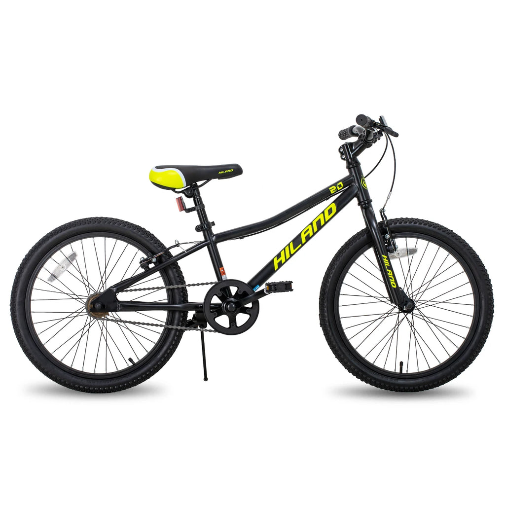 20 Inch Kids Mountain Bike for Boys, Girls, Single Speed Kids Bicycles with Dual Handbrakes and Kickstand ﻿