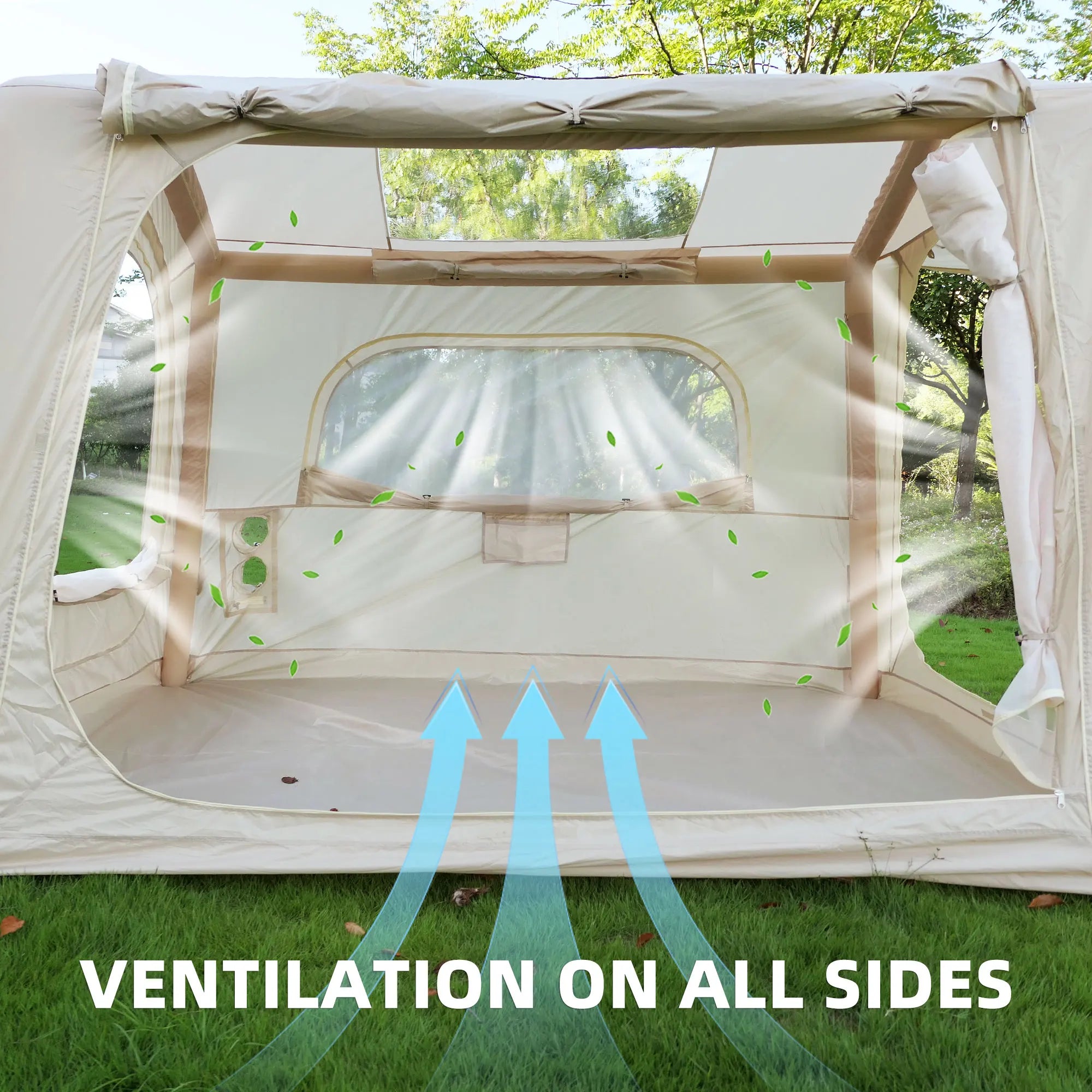 Inflatable Tents for Camping suv tent  Easy Setup Inflatable Tent Waterproof Air Glamping Tents for Camping Adult 4/6/8 Person