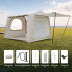 Inflatable Tents for Camping suv tent  Easy Setup Inflatable Tent Waterproof Air Glamping Tents for Camping Adult 4/6/8 Person
