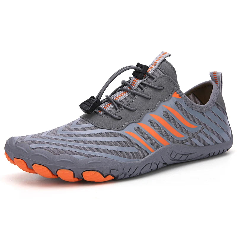 Men Water Shoes Beach Barefoot Swimming Surfing Seaside Aqua Shoes Upstream Wading Sneakers Fitness Hiking Walking Footwear