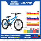 20 Inch Kids Mountain Bike for Boys, Girls, Single Speed Kids Bicycles with Dual Handbrakes and Kickstand ﻿