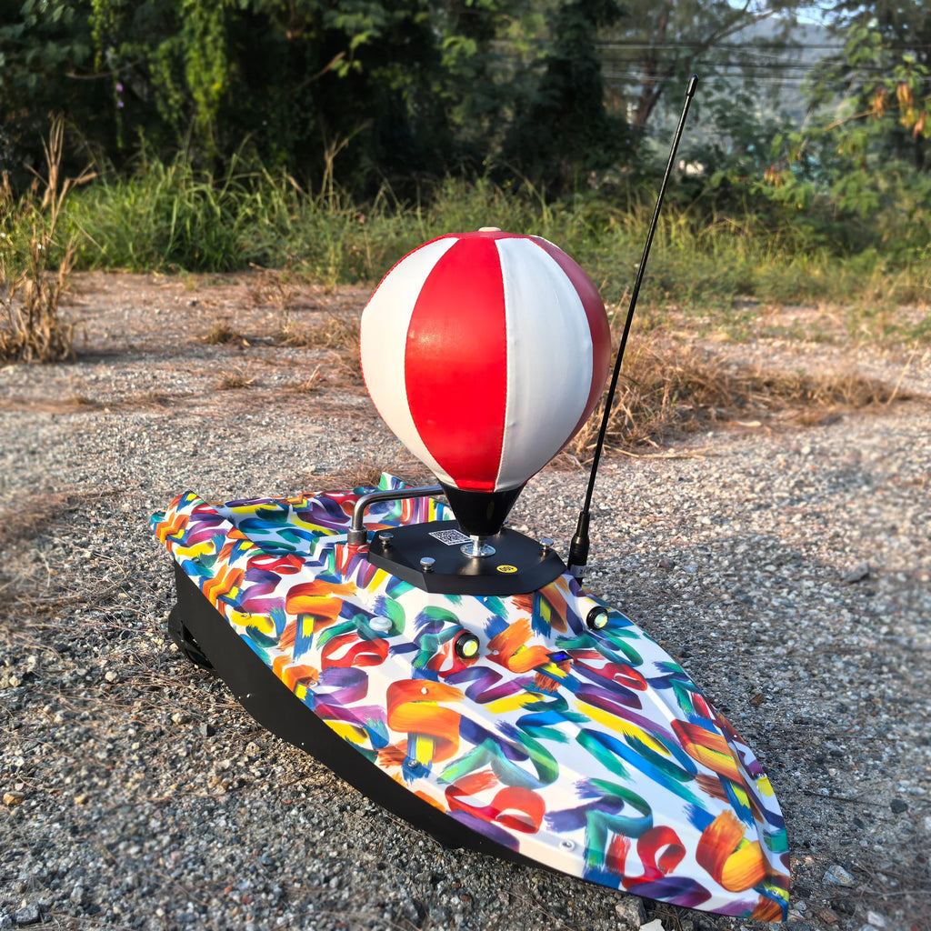 12V SurfCaster Pro Brushless Motor Top Speed RC Bait Boat For Surf Fishing 5M/S