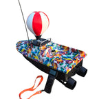 12V SurfCaster Pro Brushless Motor Top Speed RC Bait Boat For Surf Fishing 5M/S