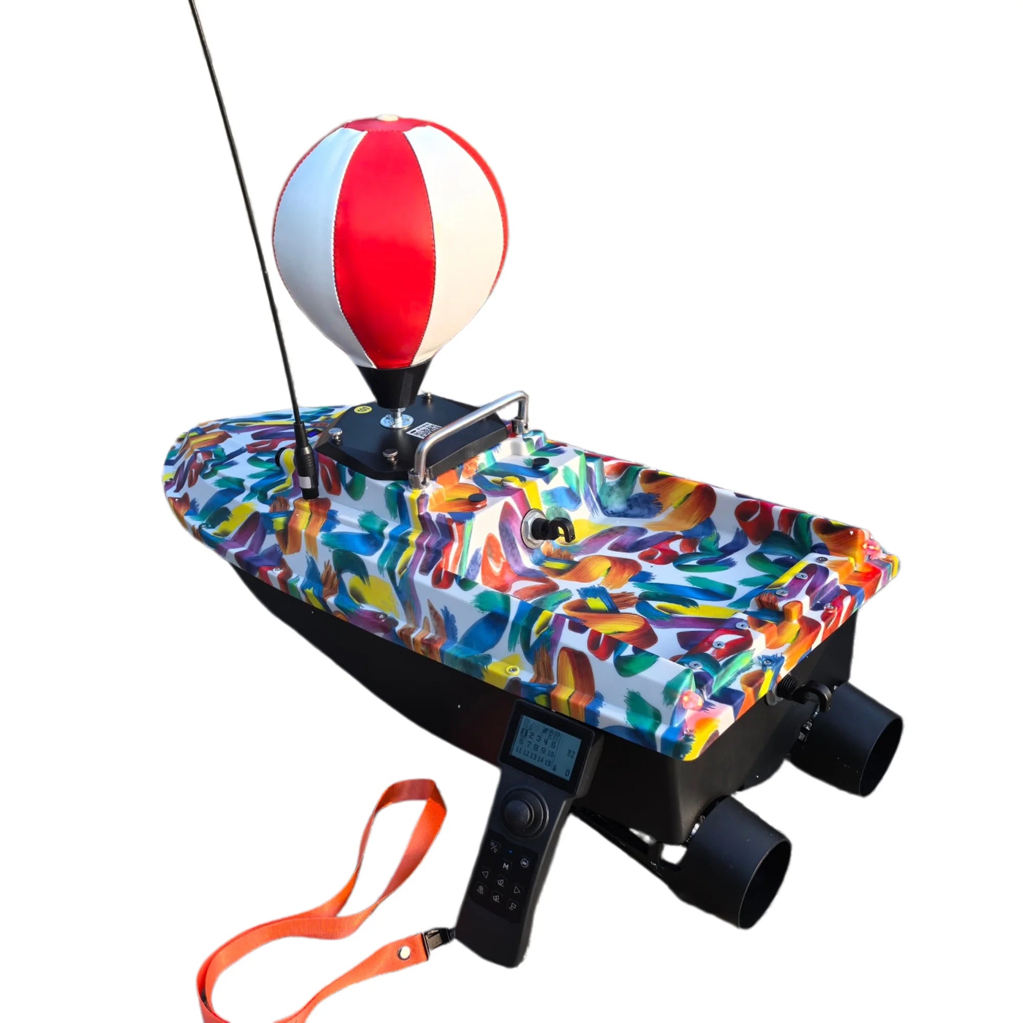 12V SurfCaster Pro Brushless Motor Top Speed RC Bait Boat For Surf Fishing 5M/S