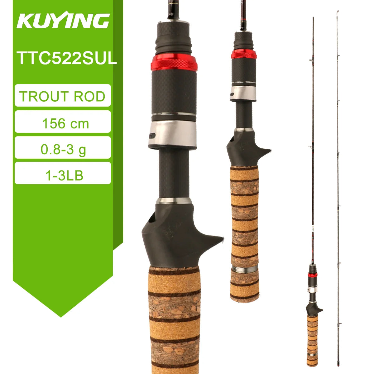 Spinning Casting Rod For Fishing Lure Rods BFS Pole Carbon 0.8-8g 1-8lb  Baitcaster