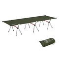 Folding Camping Cot Height Adjustable Ultralight Backpacking Cot Portable Outdoor Travel Camping Bed Tent Bed