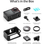 Waterproof Action Camera with 1/1.3" Sensor, 4K/120fps Video, Subject Tracking, Stabilization