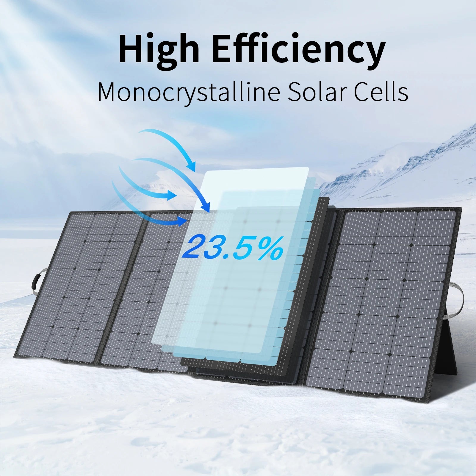 400W Portable Solar Panel 31 V Foldable Solar Panels Charger with 7 in 1 Solar Cable for Camping , Outdoor, Powerstation