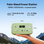 200W Mini Power Station With 100W USB C Fast Charge Portable Solar Generator For Camping