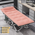 Camping Cot Comfortable with Pad Portable Folding Bed for Sleeping