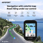 Touch-screen Bike Computer Global Map Cycling Computer Wireless Bike GPS Computer Support E-bike