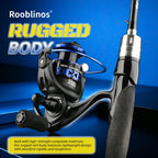 CASTING Spinning Reel Metal Spool 5.2:1 Gear Ratio 12BB Saltwater Freshwater Fishing Reel