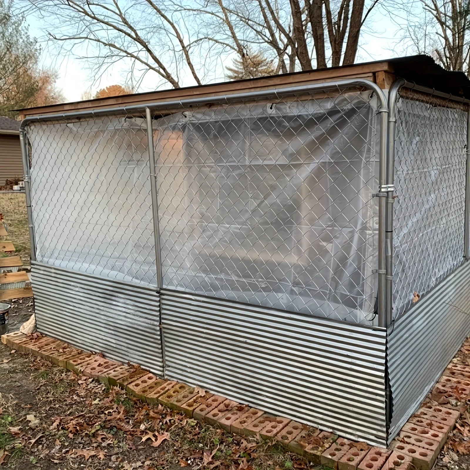 Camping Outdoor Transparent Rain Shelter - Thickened Waterproof and Sunscreen Fabric, Suitable for Tent Tops