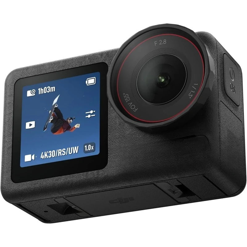Waterproof Action Camera with 1/1.3" Sensor, 4K/120fps Video, Subject Tracking, Stabilization