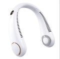 Mini Neck Mounted Fan Portable Bladeless Neck USB Rechargeable Air Cooler 5 File Speed Summer Sports Fan Outdoor Sports Fans