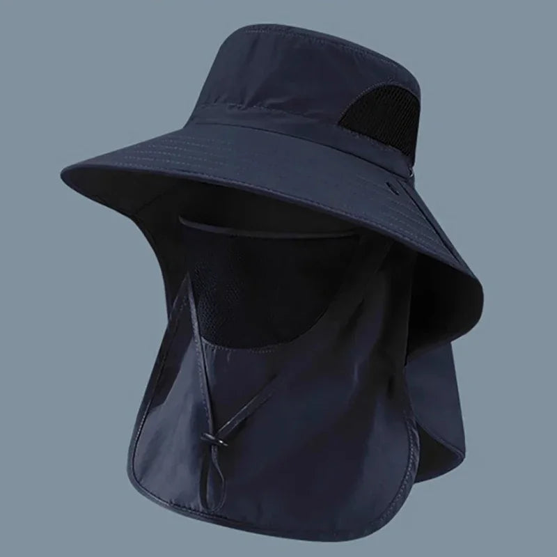 Summer Sun Hats With UV Protection For Outdoors,  Hunting, Hiking & Camping With Visor And Neck Flap For Men & Women.