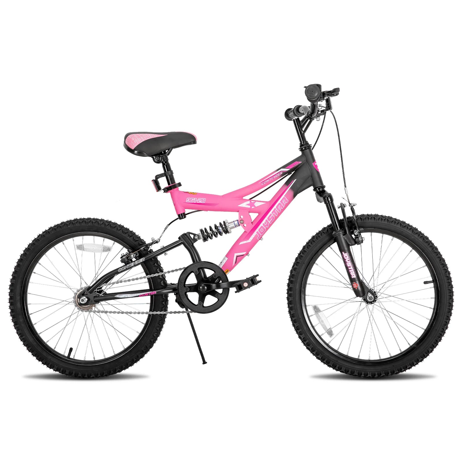 20 Inch Kids' Bike for Kids Ages 5-13 Years Old, Dual-Suspension Kids Mountain Bike