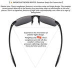 Ultra Light 12g TR90 Frameless Polarized Aviator Sunglasses - Flexible & Comfort Fit Unisex for Driving, Fishing, Outdoor