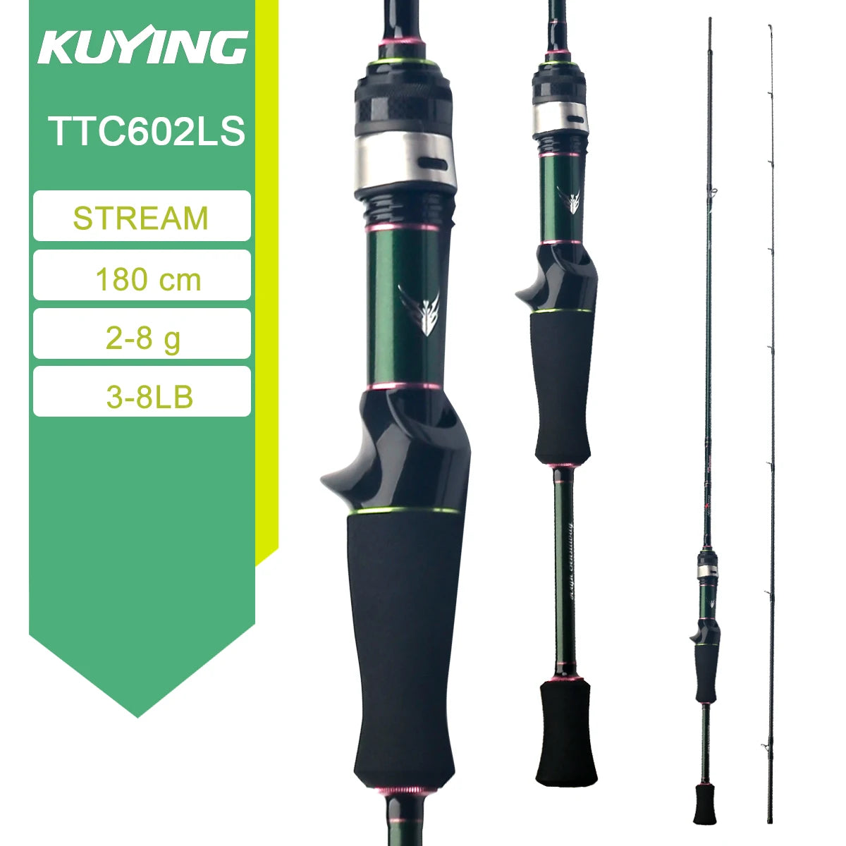 Spinning Casting Rod For Fishing Lure Rods BFS Pole Carbon 0.8-8g 1-8lb  Baitcaster