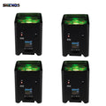 4Pcs/6pcs/8pcs Wireless Remote Control Wifi APP Smart LED Par 6x18W 6in1 RGBAW+UV Battery lamp