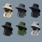 Summer Sun Hats With UV Protection For Outdoors,  Hunting, Hiking & Camping With Visor And Neck Flap For Men & Women.