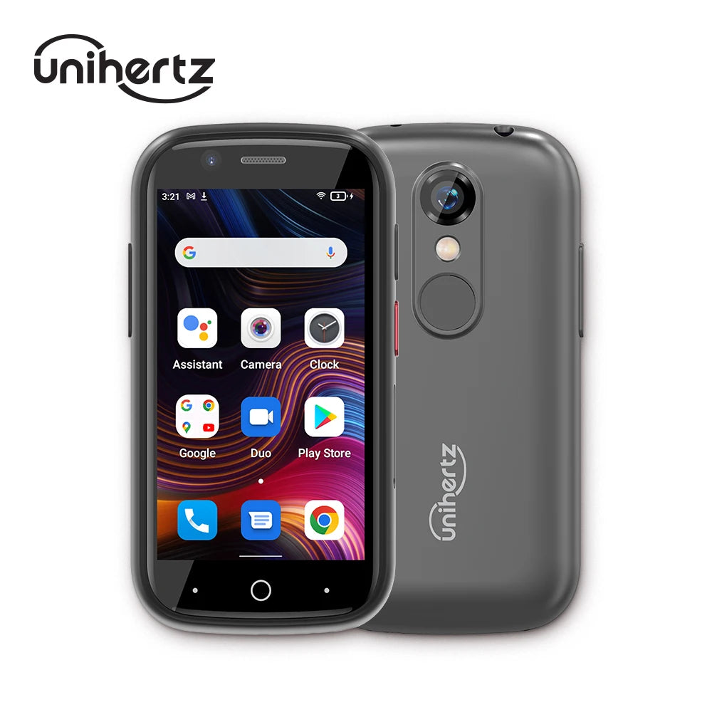 Mini 4G Android 12 Unlocked Smartphone 4+64GB With SD Card Silver Grey And VoLTE HD Voice Support