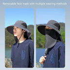 Summer Sun Hats With UV Protection For Outdoors,  Hunting, Hiking & Camping With Visor And Neck Flap For Men & Women.