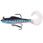 6PCS Wobblers Artificial Baits Fishing Tackle Soft Silicone Bait For Sea Bass Spoon Pike Carp Fishing Lures Swimbait2027